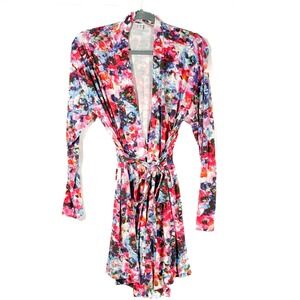 Cabi Floral Print Open‎ Front Belted Robe, 642 small